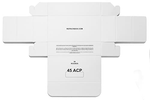 REPACKBOX - YOU GET 3 SAMPLE BOXES - 45 ACP Military Cardboard Ammo Box Holds 50 Rounds