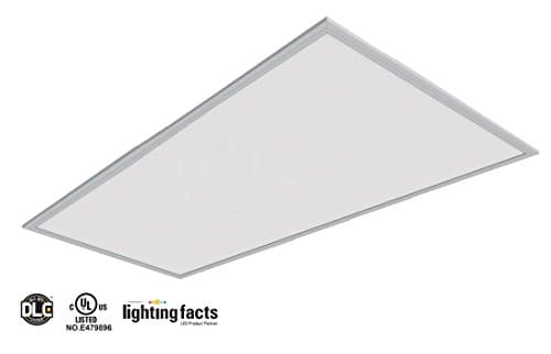 2Pack UL DLC4.3 105 lm/W 50W LED Drop Ceiling 2x4' Dimmable Commercial LED Panel Light (4000K)