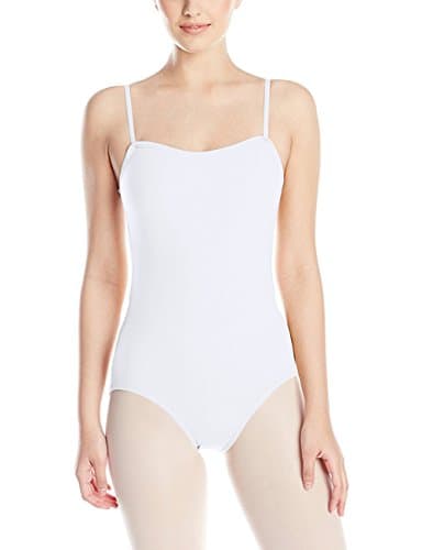 FAIMILORY Women's Basic Solid Scoop Neck Bodysuit Stretch Leotard