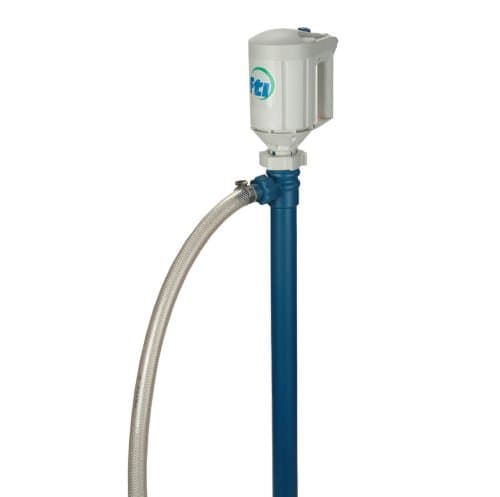 Finish Thompson DPFP036 Drum Pump Kit, Includes PFP-40 Polypropylene/Alloy 625 40" High Flow Pump Tube; M3V Splashproof 4/5 HP Motor (115VAC/50-60 Hz)