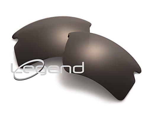 FLAK 2.0 POLARIZED Replacement Legend Lenses For Oakley - Many Colors (Dark Black, Polarized)