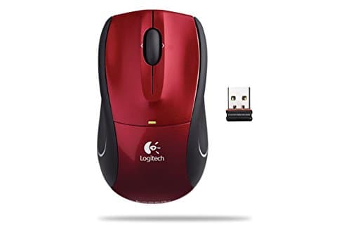 Logitech V450 Nano Cordless Laser Mouse for Notebooks (Red)