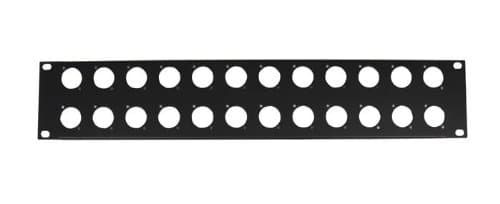 19-Inch Patch Field Plate 24 Way