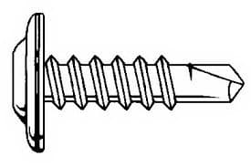 #8 x 2" K-Lath Self Drilling Screws - 2,500 Pieces - Truss Head, Phillips Drive, 410 Stainless Steel (Hardened), 2 Drill Point - Bulk Pail