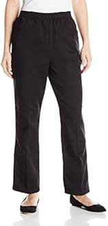 Chic Classic CollectionWomen's Cotton Pull-On Pant with Elastic Waist