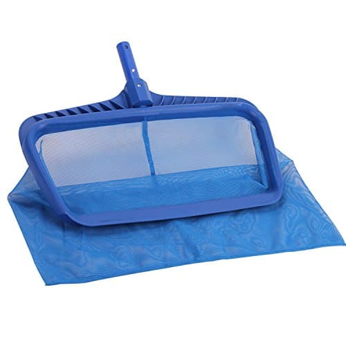 SupplyPro [Thickened &amp; Enlarged] Professional Pool Net Pool Rake Heavy Duty Pool Skimmer Deep Bag Pool Skimmer Net Durable Swimming Pool Cleaning Tool Fits Most Pole for Removing Leaves Debris