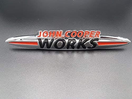 JCW front grill mask emblem badge logo front.