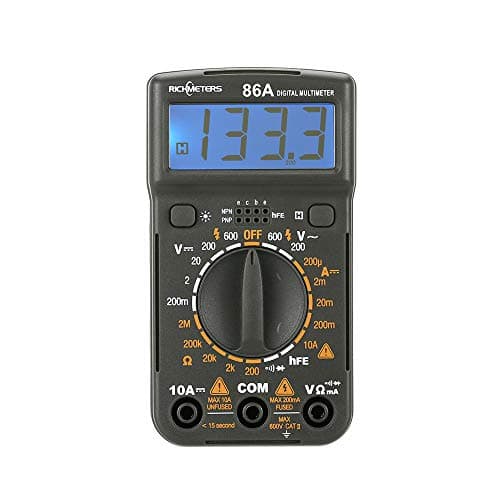 MTSBW RM86A Pocket Size Mini Digital Multimeter Backlight AC/DC Handheld Ammeter Voltmeter Voltage Current Ohm Tester