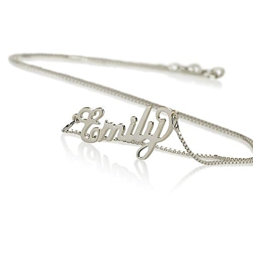 Personalized Name Necklace -925 Sterling Silver- Custom made with any name (22)