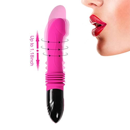 8 inch Flexible Soft Thrusting Massage Wand with 10 Working Modes Good Choice for Women