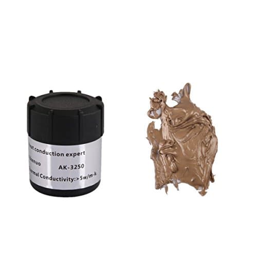 20G Thermally Paste,5.0W/mk Thermal Conductivity Cooling Compound Silicone Grease Apply to Filled Contact Surfaces Gap Reduce Work Temperature For Computer Heatsink/CPU/GPU/Cooler Fan/LED And More