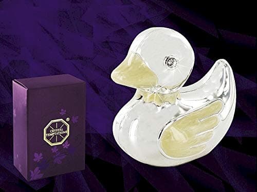 Crystal Temptations Silver Duck with Swarovski Crystals …