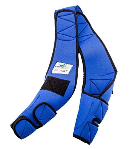Nature Pet Deck Speed Elen Shoulder Elbow Support Strap Brace Fùr Dog (M, Blue)