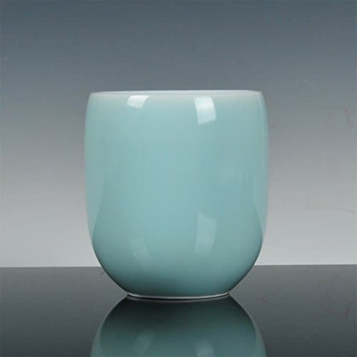 KCHAIN 2PCS Celadon Porcelain Sake Cups 150mL (White)