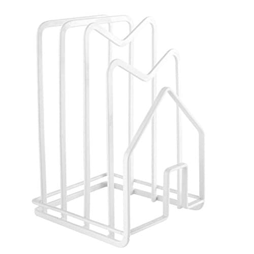 Etanby Nordic Style Kitchen Storage Rack Baking Sheet Tray Chopping Board Pan Holder Storage - Rust-proof Multi-card Position Kitchen Organiser