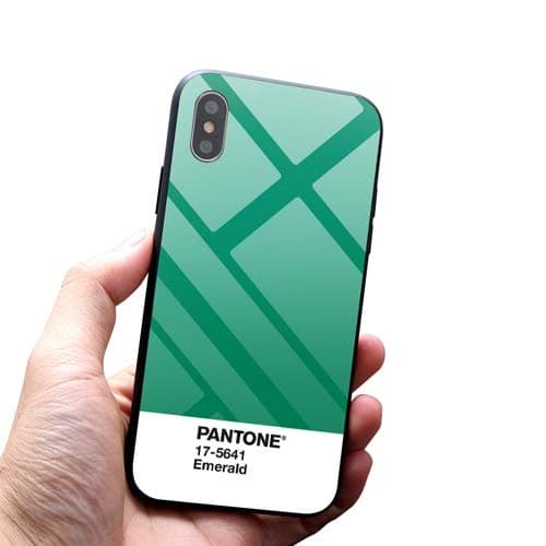 Fitted Cases - Tempered Glass Customized Phone Case for iPhone 7 7Plus X 6S 6 Plus DIY Pantone Phone Cover for iPhone Xs MAX XR 8 Pure Color - by LENALE - 1 PCs