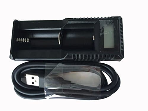 SumbowStar USB Multi-Functional Smart Battery Charger Compatible with Li-ion/IMR 18650 18490 18350 17670 17500 16340 14500 10440(Single Slot)