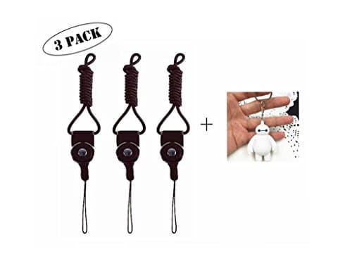 GGYY(TM) Long Lanyard Neck Strap with Quick-Release &amp; Detachable Straps Around Your Wrist for Camera/Cell Phone/USB Flash Memory Cards Etc(3-Pack)(3Black)
