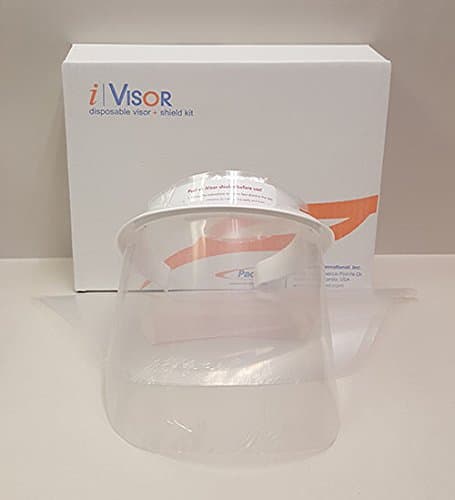 Pacdent V013W Ivisor: Visor & Shield Kit White in Color 1 Visor 1 Shield 1/pk