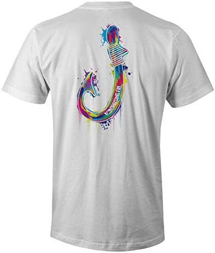 Chasing Fin Kona Fish Hook T-Shirt (White)