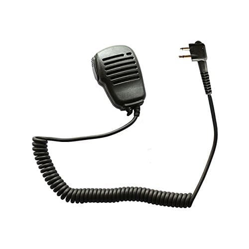Haito Rainproof 2-Pin Shoulder Remote Speaker Mic Microphone PTT for Motorola Radio PMR446 PR400 Mag One BPR40 A8 EP450 AU1200 etc by Xunbin