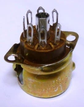 5 PACK - SK7-MINI-SH Socket, 7 pin minature, W/ shield, CINCH (7JM-2)