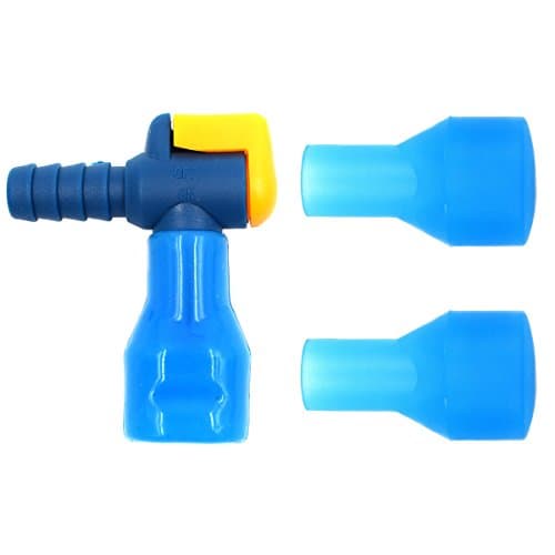 Vanteen Bite Valve Replacement Mouthpiece and Shutoff Valve for Hydration Bladder Camelbak Hydration Pack Bladder and Other Brands Water Backpack Bladder (3Bite Valve+1 Shutoff Valve)