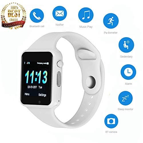 Smartwatch Touch Screen, JACSSO Generation Bluetooth Smart Watch Colorful UI, Smart Watches Phone Compatible Android Phones Samsung LG Men Women