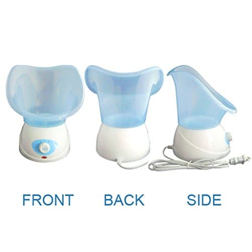 Multi Functional Beauty Mask SPA Sauna Hydration System Facial Steamer Personal Skin Care Hot Mist Sprayer Home Humidifier & Nose Steamer & Aromatherapy Diffuser Machine: 3 in 1 - Blue