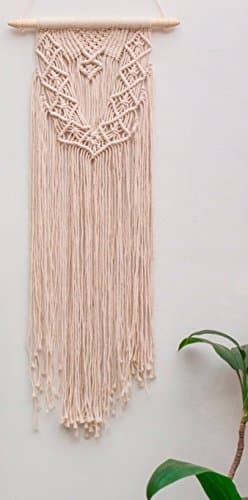 Handmade Macrame Wall Hanging- Woven Wall Art- Macrame Tapestry - Bohomian Wall Decor- Textile Wall Pediments – 30”L X 12”W By RawyalCrafts