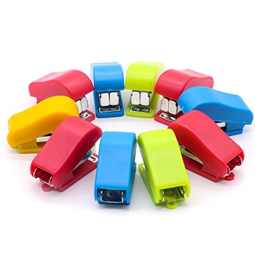 MAISHO 10 Set Mini Stapler with Staples, Ramdon Color