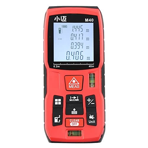Digital Laser Distance Meter with 131FT(40M)Rangefinder Range Finder Tape Measure Area/volume Tool