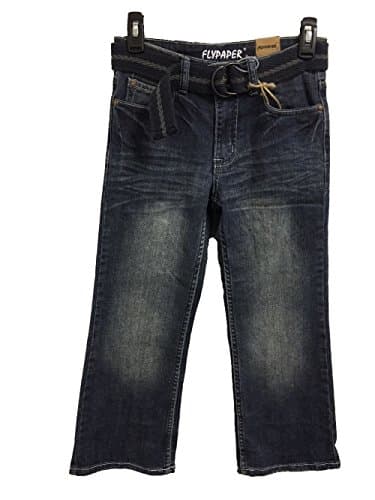 Flypaper Jeans Boys 8-20 Regular Boot Cut Jeans Dark Wash (8)