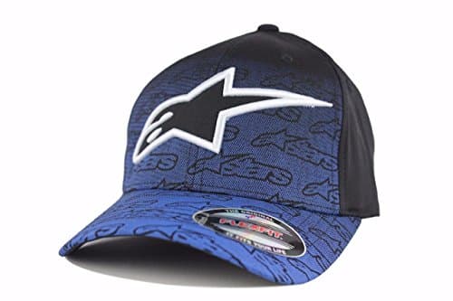 Alpinestars Rain Flex Fit Hat - Black/Blue (Large/X-Large)