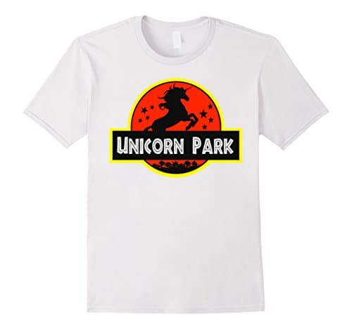 Mens Unicorn Park shirt Large White