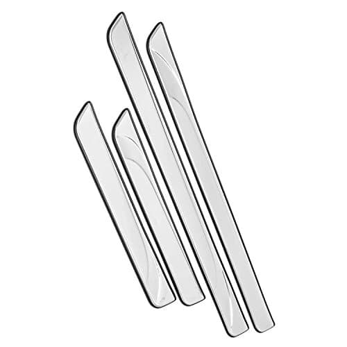 Ormax Brand New Durable Quality Chrome Door Sill Scuff Plate Guard Sills Protector Trim for 2014-2017 Toyota Corolla