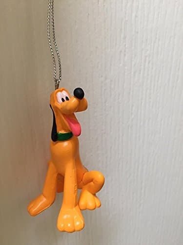 Disney Mickey Mouse 3" Pluto Dog PVC Custom Christmas Tree Holiday Ornament Figure