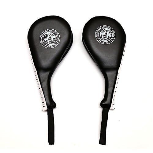 1 Pair Taekwondo Double Kick Pad Target,Durable Tae Kwon Karate Kickboxing Kicking Pad Practice Kick Target Training