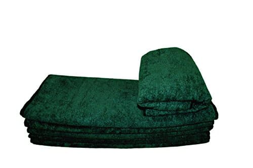 6 DOZEN 72pcs Premium Microfiber Towel 16" X 27" - Forest Green