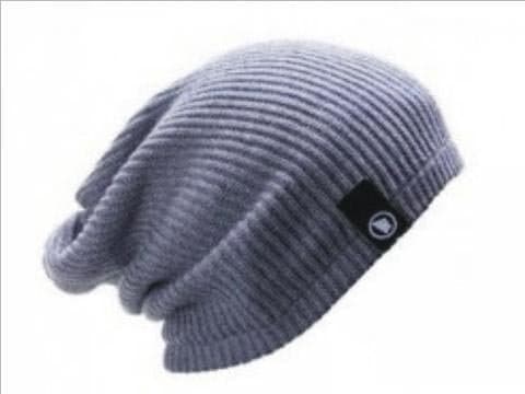 Kniting Hurricane Hat Black And Grey Skull Caps Suitable For Any Weather, Winter Cold