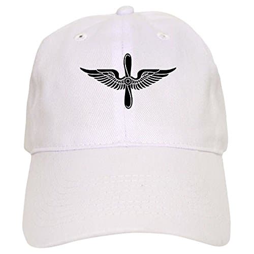 CafePress - Aviation Branch (1) Cap - Baseball Cap with Adjustable Closure, Unique Printed Baseball Hat
