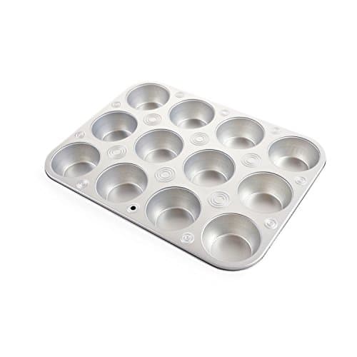 Limulus Recipe Right Nonstick 12-Cup Regular Muffin Pan.No Sticking,no Mess,Easy Clean up,Oven and Dishwasher Safe.