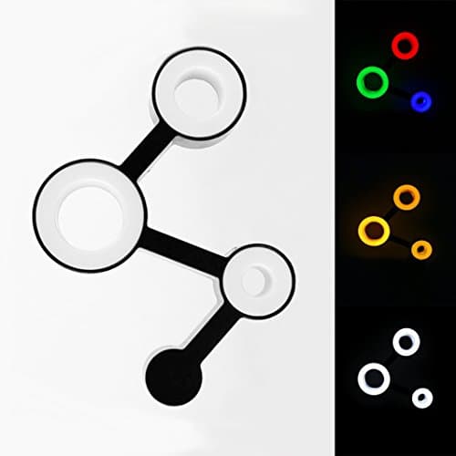 Aquat Novelty String LED Night Light Bright Wall Light Plug in Lamp With Dusk to Dawn Sensor For Living Room, Hallway, Stairs, Bedroom (White)