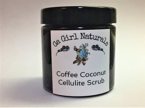 Coffee Coconut Cellulite Scrub With Essential Oils, Handmade