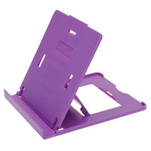 Plastic Adjustable Folding Stand Holder For Tablet Purple.