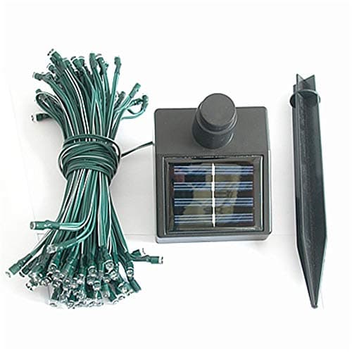 Eduton 17M 100 LED Solar Powered Warm White String Fairy Lights Garden Party Outdoor