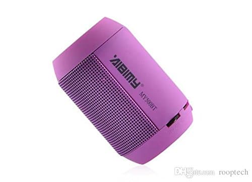 Wireless Stereo Bluetooth Speaker with Colorful LED light, TF Card Reader & USB Flash Disk for iPhone ipod ipad ipad mini Samsung Galaxy Smartphones Latop Macbook Tablet Computer - Purple