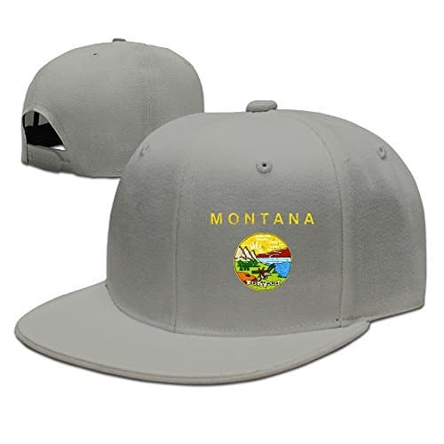 Montana State Flag Cool Baseball Caps Hats Snapbacks