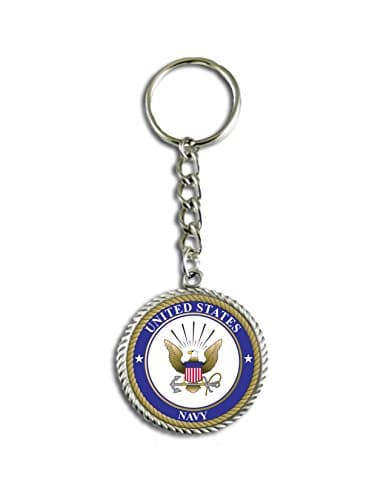 United States Navy Sublimated Key Ring
