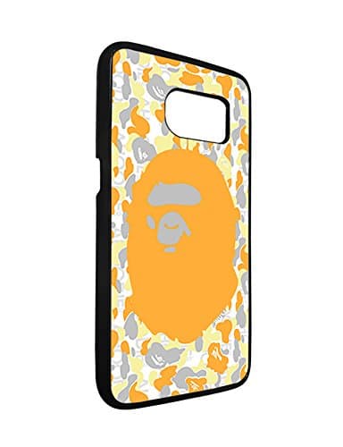 Samsung Galaxy S7 Edge Case Bape TPU Protector Phone Case, Bape Logo Galaxy S7 Edge Case for Girls, Vintage Design Slim fit Case Cover